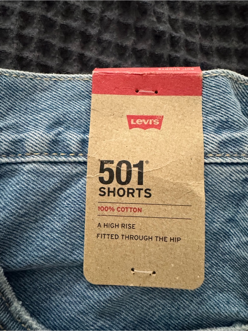 Levi's 501 High-Rise Denim Shorts - Light Blue